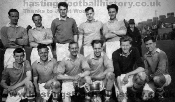 Hollington United, 1949-50 East Sussex Challenge Cup @ The Polegrove.