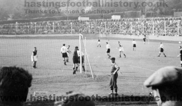 Hastings United vs Merthyr Tydfil - 1953.