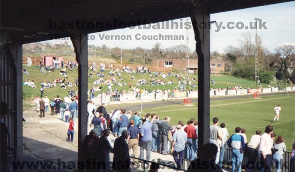 Pilot Field view from the Elphinstone Road end stand. Early 1990s.