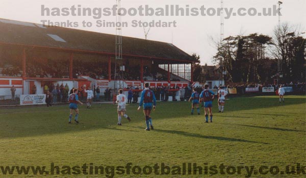 Hastings Town vs Weymouth, 1992.